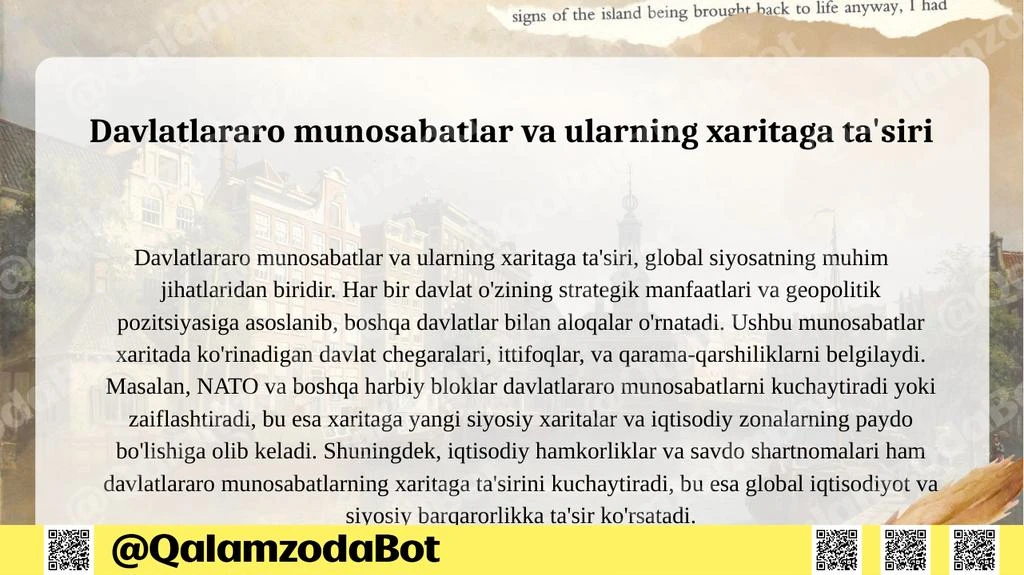 Dunyo siyosiy xaritasi bilan ishlash Taqdimot - Slayd 3 (pptx)