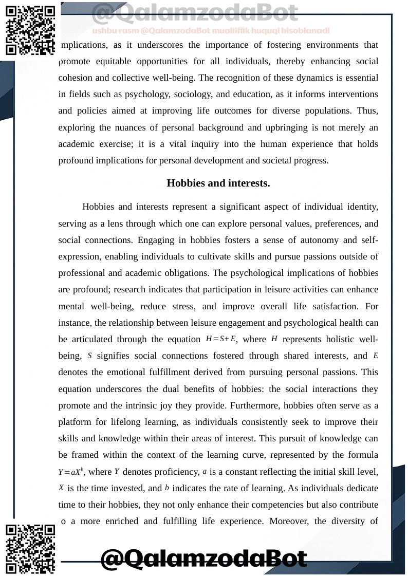 All about you Mustaqil ish - Slayd 4 (docx)